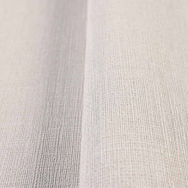 Solid Color Linen Textured Wallpaper, Light Beige Modern Neutral Colors Non-Pasted Wallcovering - Walloro High End Wallcoverings & More
