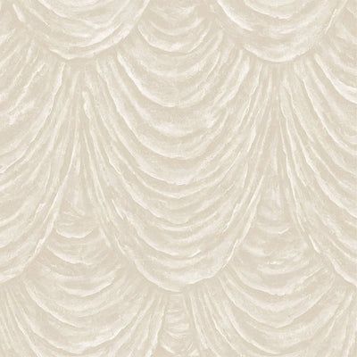 Stylish Beige Striped Embossed Wallpaper, Home Wall Decor, Aesthetic Wallpaper, Textured Wallcovering Non-Adhesive - 41.7”W X 393”H - Walloro High End Wallcoverings & More