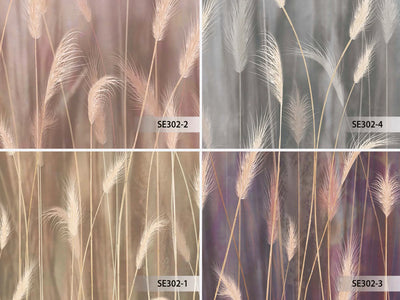 Swaying Wheat Field Wall Mural, Yellow Windy Wheat Wallpaper, Large Nature Custom Size Wall Covering, Non-Woven, Non-Pasted, Removable, Washable - Walloro High End Wallcoverings & More