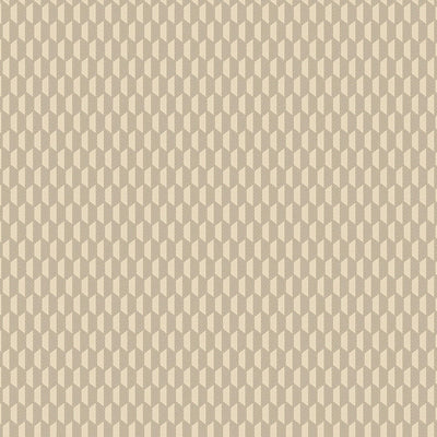 Tan Elegant Hexagon Embossed Wallpaper, Small Honeycomb Grid Pattern Textured wallcovering - Walloro High End Wallcoverings & More
