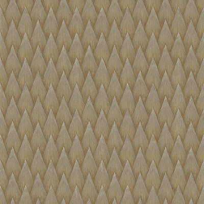 Timeless Geometric Deep Embossed Wallpaper, Brown 3D Rich Textured Line Art Wall Accent, Durable, Washable - Walloro High End Wallcoverings & More
