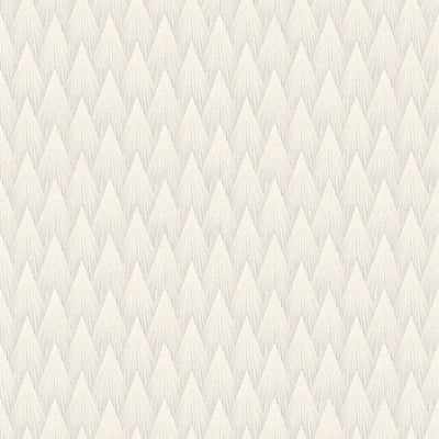 Timeless Geometric Deep Embossed Wallpaper, White 3D Rich Textured Line Art Wall Accent, Durable, Washable - Walloro High End Wallcoverings & More