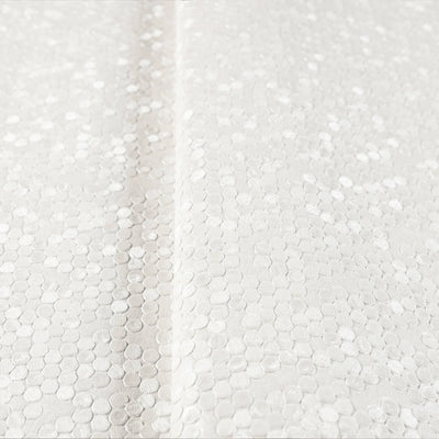 Vinyl Pure White Embossed Wallpaper, Home Wall Decor, Aesthetic Wallpaper, Textured Wallcovering Non-Adhesive- 41.7”W X 393”H - Walloro High End Wallcoverings & More
