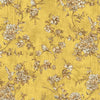 Yellow Elegant Chinoiserie Blossom Floral Wallpaper, Animal Print Birds Flowers Botanical Pattern - Walloro High End Wallcoverings & More